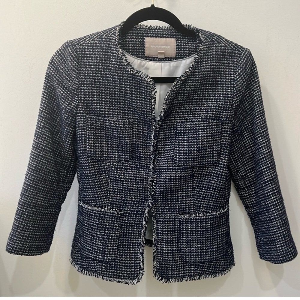 Banana Republic Tweed blazer